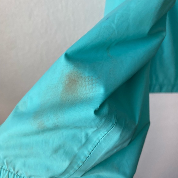 Girl’s Size Medium Turquoise North Face Dryvent Raincoat - Picture 4 of 8